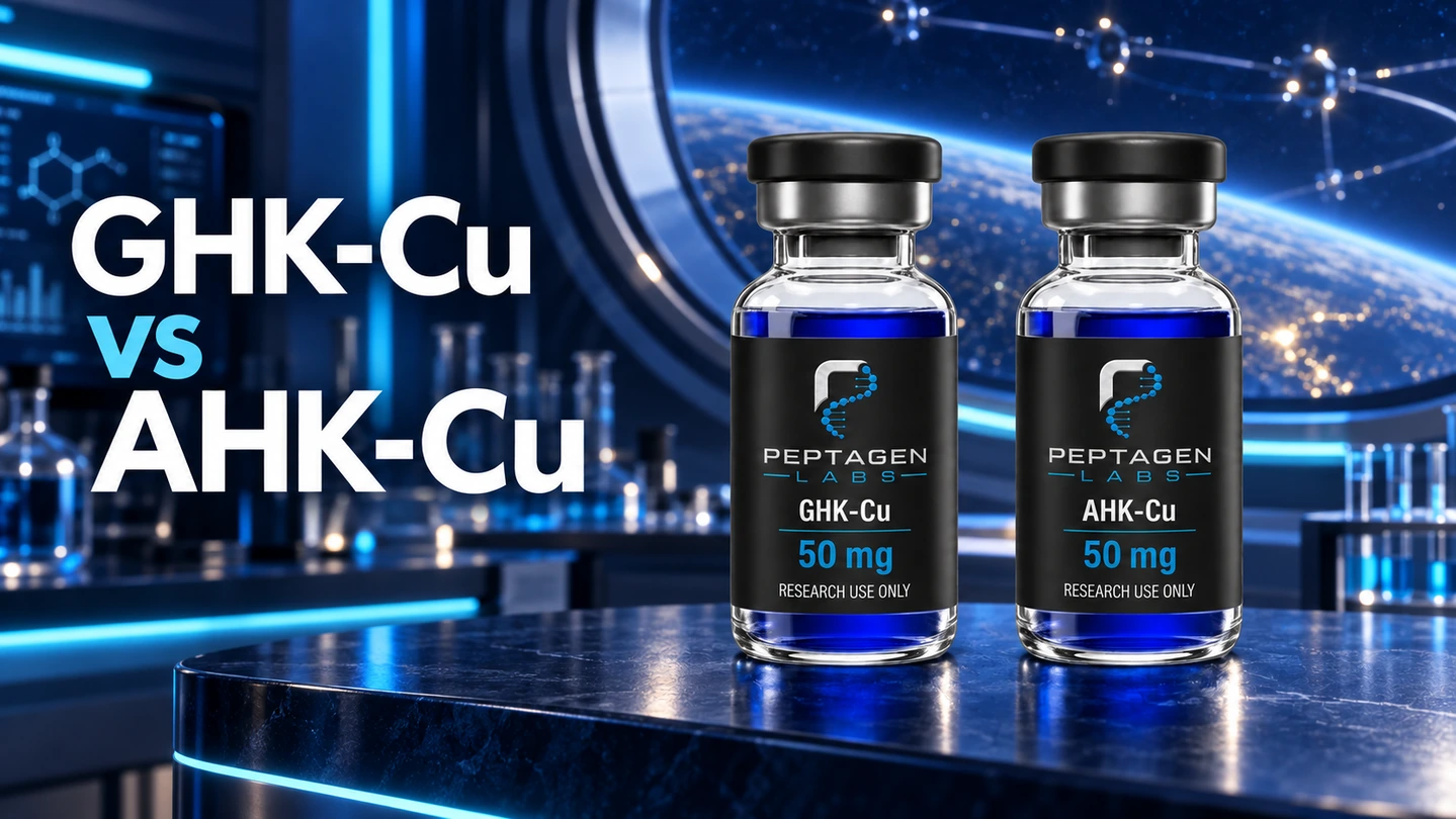 GHK-Cu a AHK-Cu: Čo sa zmení, keď sa zmení jedna aminokyselina?