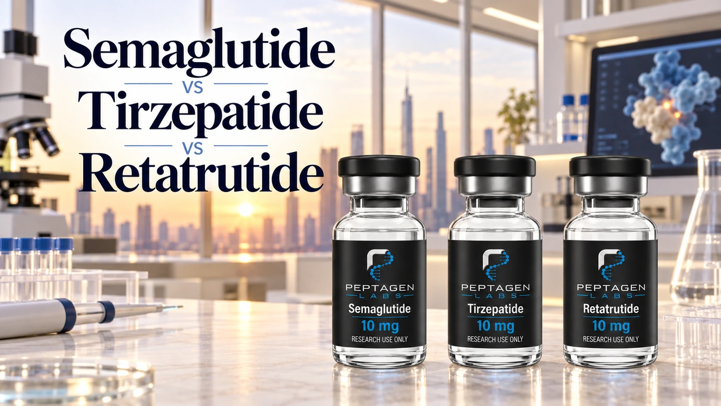 Semaglutid, tirzepatid a retatrutid: Agonizmus s jedným, dvoma a tromi receptormi